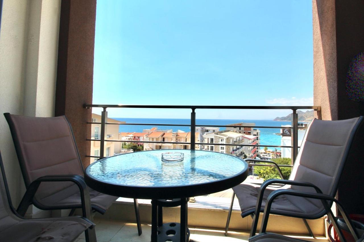 1Bd Sea View Apts Veliki Pjesak "Hajrudin" 多布拉沃达 外观 照片
